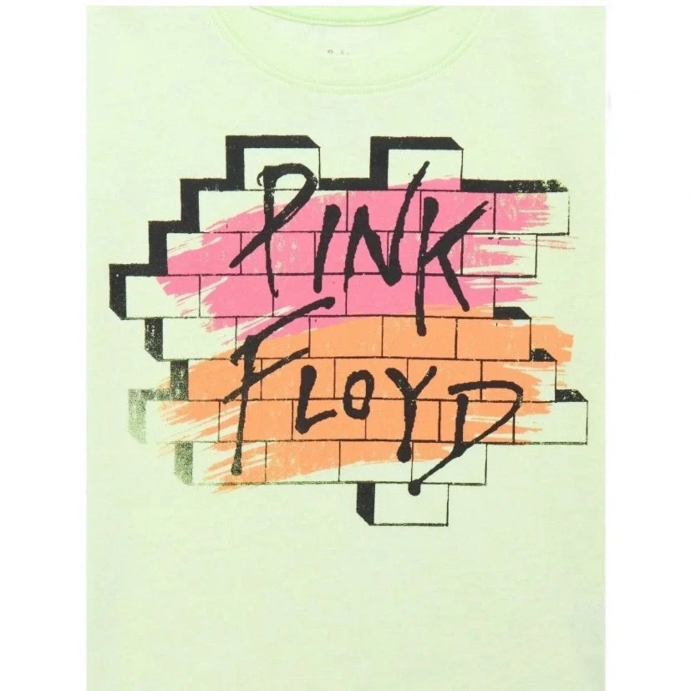 Pink Floyd The Wall Short Sleeve Crew Neck Tee 2T New with Tags Paradise Green